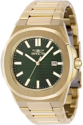 Imagen del producto de Invicta Speedway 48518, reloj para hombre, movimiento de cuarzo, acero inoxidable con esfera verde, 41 mm