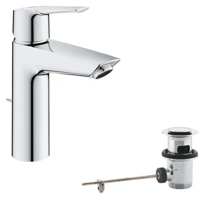 Obrázek produktu pro Baterie lavoar Grohe Start 23552002, M, 192 mm, pornire rece, ventil, crom