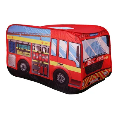 Produktbild von iPlay 8153 Kinder-Pop-up-Zelt in Form eines Feuerwehrautos 110 x 70 x 70 cm
