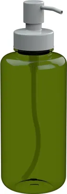 Produktbild von Seifenspender "Deluxe" 1 transparent-grün/weiß