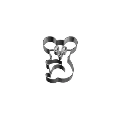 Produktbild von Birkmann Ausstechform Koala, mit Innenprägung, Ausstecher, Plätzchenform, Keks, Plätzchen, Edelstahl, 8 cm, 195653