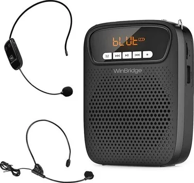 Image de Amplificateur portable avec casque et haut-parleur, léger