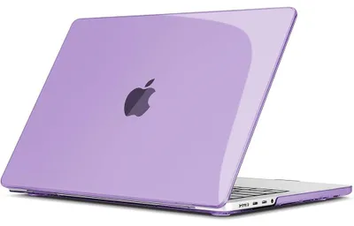 Image de Coque pour MacBook Air 15 Pouces M5 M4 M3 M2 2026 2025 2024 2023, Protection Rigide Antichoc Antidérapant Slim Léger - Violet