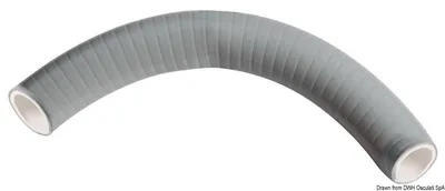 Image de Tuyau spiralé SUPERFLEX en PVC gris Ø 25 mm , 60 mètres