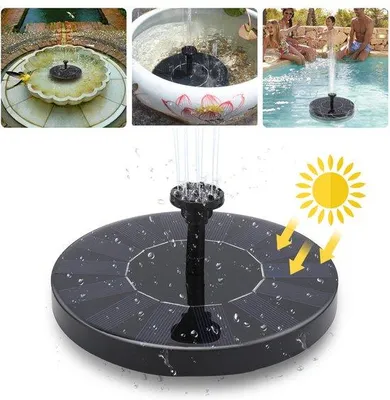 Produktbild von Solar Fontein - Automatische Fontein - Werkt voor Tuinvijver Zwembad