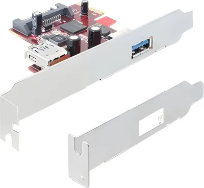 Immagine prodotto di DELOCK Scheda PCI 1x USB3.0 ext + 1x USB3.0 int + LowProf