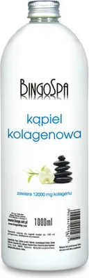 Produktbild von BingoSpa Kollagen Badezusatz 1000 ml - Intensive Feuchtigkeitspflege mit Kollagen für geschmeidige Haut und entspannende Badeerlebnisse