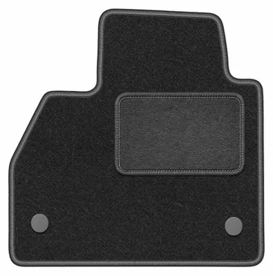 Produktbild von Fahrermatte Velours für Mercedes Citan 2012- (Kombivan) – 1-tlg, Graphit, passgenau – Wielganizator LUX – Ausführung W0329