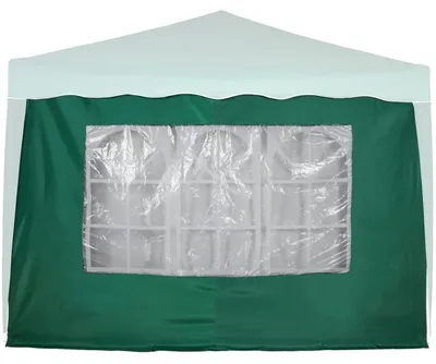 Obrázek produktu pro INSTENT Náhradní boční stěna Basic s oknem, 3 x 2 m, zelená