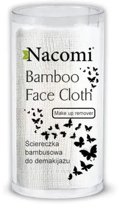 Productafbeelding van Nacomi, bamboe make-up remover doekje, 1 stuk
