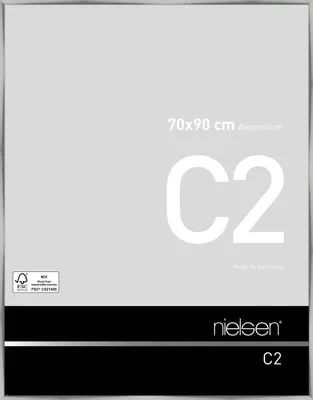 Produktbild von nielsen Aluminium Bilderrahmen C2, 70x90 cm, Silber