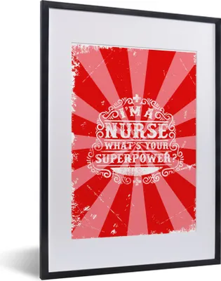 Produktbild von MuchoWow® MuchoWow® Gerahmtes Poster Jahrgang - Gestaltung - Text 30x40 cm - Poster mit zchwarzem Bilderrahmen - Wandposter Schlafzimmer