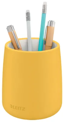 Obrázok produktu pre LEITZ držiak na perá Útulná žltá keramika 8,7 x 8,7 x 10,8 cm