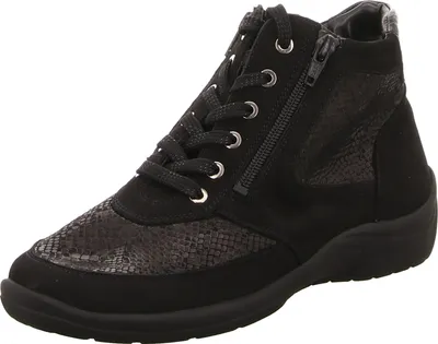 Immagine prodotto di Scarpa Waldläufer con lacci alla caviglia in nero, misura 6