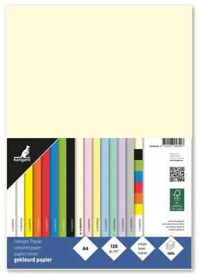 Image de kangaro K-0043F435 kangaro Papier multifonction, format A4, 120 g/m², beige