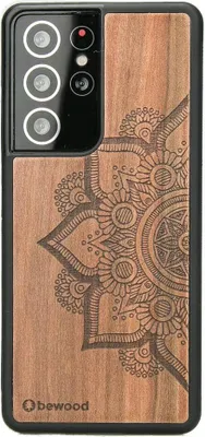 Produktbild von Holzhülle für Samsung Galaxy S21 Ultra MANDALA APFELBAUM