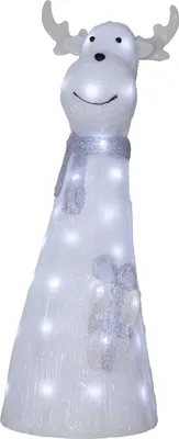 Produktbild von Star Trading Figurine Crystalo, Leichte Dekorationsfigur, Transparent, Weiß, Ambiente, IP44, 40 Glühbirne(n), LED