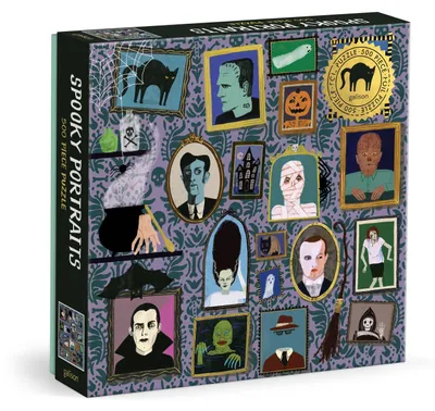 Produktbild von Spooky Portraits 500 Piece Foil Puzzle