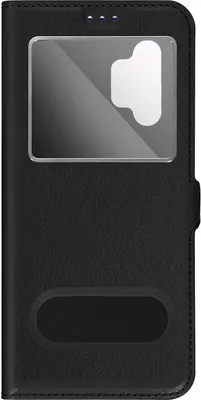 Zdjęcie produktu dla Avizar, etui typu folio z podwójnym okienkiem do Galaxy A13 5G / A04s, czarne