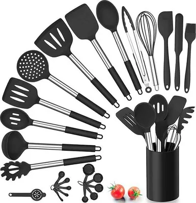 Produktbild von Famanu Küchenutensilien Set - 25-teiliges Set mit verschiedenen Utensilien