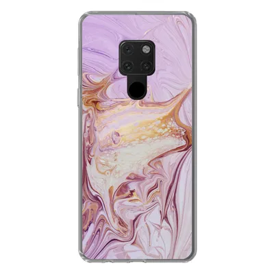 Produktbild von MuchoWow® Handyhülle Schutzhülle Hülle für Huawei P40 Lite Marmor - Farbe - Abstrakt Silikon Softcase Handy Hülle - Handy
