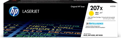 Obrázok produktu pre HP 207X - vysoká výťažnosť - žltá - originálna - LaserJet - tonerová kazeta (W2212X)