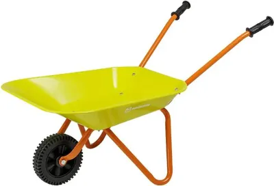 Produktbild von Eurekakids Metall Schubkarre Für Kinder Gelb  Gelb One Size