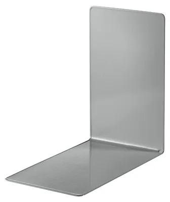 Produktbild von Buchstützen, Metall, Grau, (L/B/H) 85/140/140 mm, VE = 1 Paar