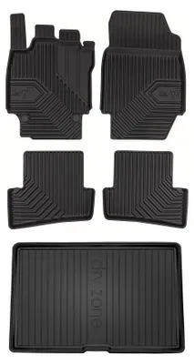 Obrázek produktu pro Autokoberce 3D TPE + vana kufru DryZone pro: Renault Captur I 2013-2019 SUV 5 ks
