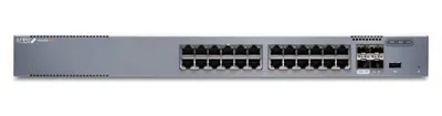 Zdjęcie produktu dla Juniper EX4000-24P, Zarządzany, L2/L3, Gigabit Ethernet (10/100/1000), Obsługa PoE, Możliwości montowania w stelażu, 1U