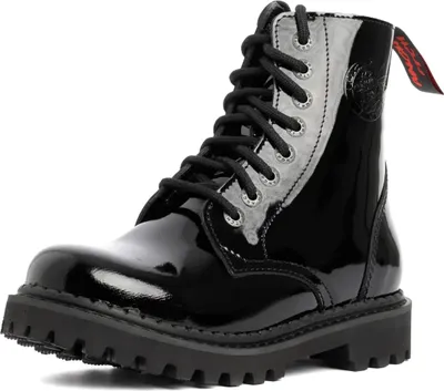 Produktbild von Angry Itch Lederstiefel - 8-Loch Light  Schwarz 42