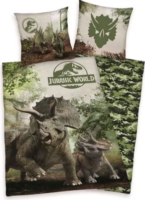 Produktbild von Herding Bettwäsche Jurassic World 135 x 200cm Baumwolle
