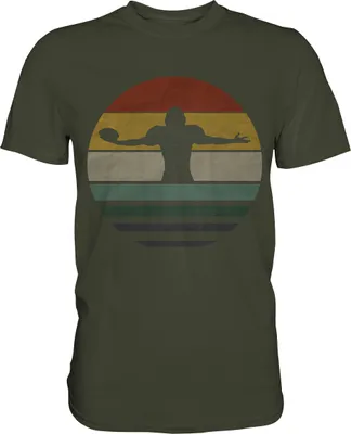 Produktbild von Retro American Football T-Shirt – Urban Khaki / M