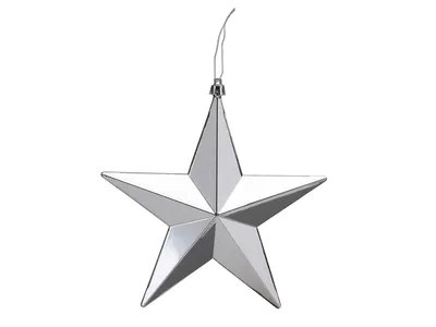 Produktbild von Stern silber matt/glänzend 30 cm