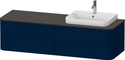 Produktbild von DURAVIT HP4973R98980010 WTU HappyD2+ wandh.,408x1600x550mm