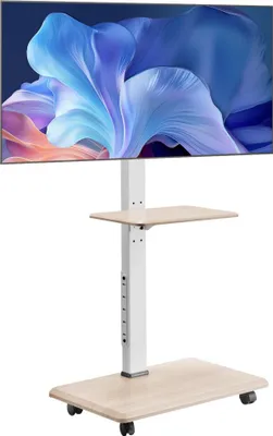 Produktbild von Rollbarer TV-Ständer - TV-Wagen für TVs von 812,8-1778mm - Höhenverstellbarer Fernsehständer