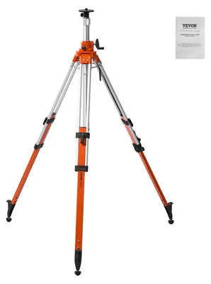 Produktbild von VEVOR Baustativ, 5/8"-11-Gewindehalterung, höhenverstellbar 1145-2905 mm, robust