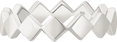 Produktbild von Cai Ring 925 Sterling Silber rhodiniert Rauten 41185030930526