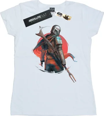 Produktbild von Star Wars - "The Mandalorian Blaster Rifles" T-Shirt für Damen BI42825 (L) (Weiß)
