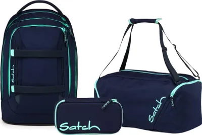 Produktbild von Satch, Schulrucksack-Set PACK Ocean Mint 3-teilig, ab 5. Klasse