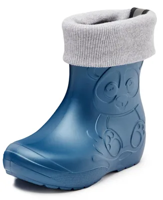 Produktbild von Ladeheid Kinder Federleichte Gummistiefel Thermo mit Fütterung LA-CA-Panda249(Metallisches Blau-2, 22/23)