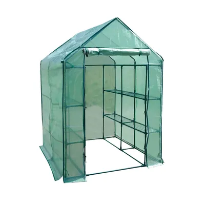 Produktbild von Gewächshaus | Biotopia | ca. 2m² | 143x143x195 cm | + 12 Regalgitterböden