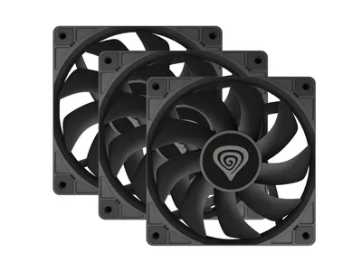 Image de NATEC Oxal 120 Boîtier d'ordinateur Ventilateur 12 cm Noir 3 pièce(s) (NGF-2043)