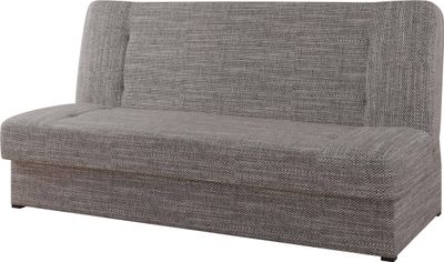 MIRJAN24 Schlafsofa Zelka, Sofa mit Bettkasten und Schlaffunktion, Polstersofa, Wohnzimmer  (Farbe: Lawa 05)