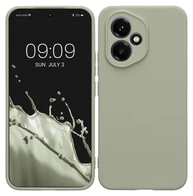 Produktbild von kwmobile Handyhülle kompatibel mit HONOR 400 Hülle - Handy Case aus weichem Silikon in Graugrün