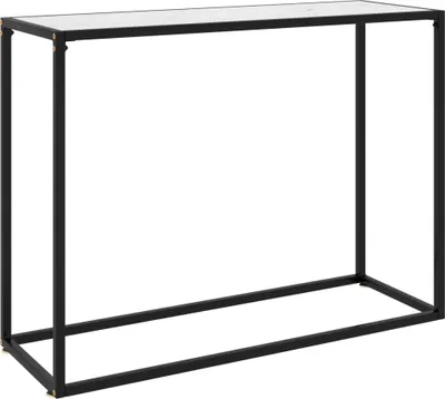 Produktbild von Konsolentisch Weiß 100x35x75 cm Hartglas