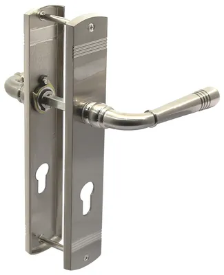 Produktbild von Türbeschlag 1382 Helena LS PZ Nickelmatt Türdrücker Türklinke