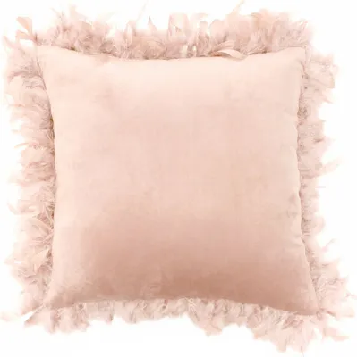 Image de Coussin décoratif en velours 40 x 40 cm Qirin Light pink
