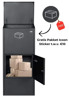Image de Boîte aux lettres pour colis XXL + autocollant - PakketPanda