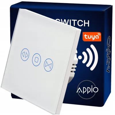 Produktbild von Appio Touch-Schalter Rollladen Jalousien Glas WLAN Weiß